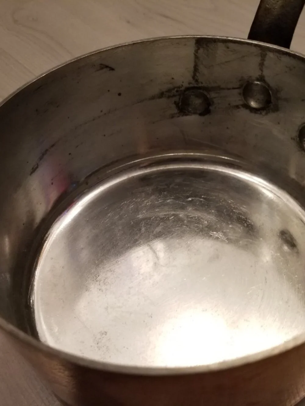 Vintage French Copper Saucepans